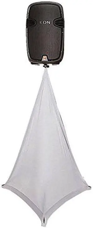 Scrim King Double Sided Speaker Stand Scrim, White