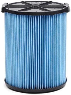 CRAFTSMAN CMXZVBE38751 Fine Dust Wet/Dry Vac Filter for 5 to 20 Gallon Shop Vacuums, Blue And Black (9-38751)