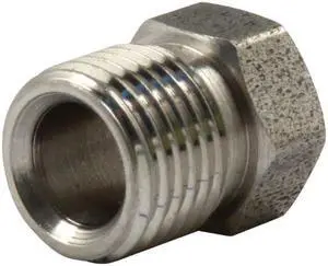 Allstar ALL50117 Stainless Inverted Flare Nuts for 1/4" Brake Line, (Pack of 10)