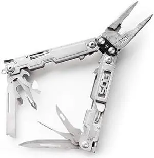 SOG PowerAccess Multi-Tool Pliers with 2.4 inch Folding Knife - Lightweight EDC Utility Tool w/ 18 Multi-Purpose Tools, One-Handed Open (PA1001-CP)