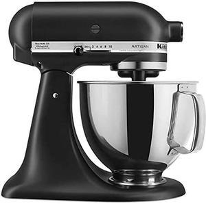 KitchenAid 5-Qt. Tilt-Head Stand Mixer KSM150PSBM Artisan Series, 5 Quart, Black Matte