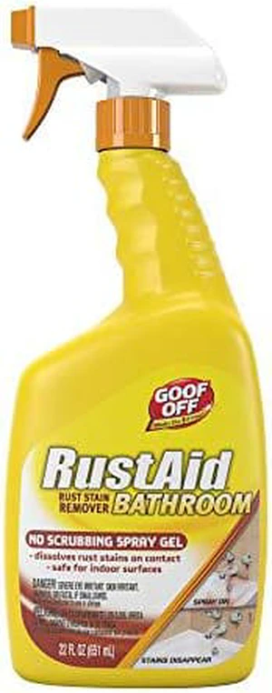 Goof Off RustAid Bathroom Rust Stain Remover 22 oz. Spray Bottle (ESX20005) Goof Off RustAid Bathroom Rust Stain Remover 22 oz. Spray Bottle (ESX20005)