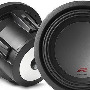 Alpine Type R 12 Inch 2250 Watt Max 4 Ohm Round Car Audio Subwoofer %7C R%2DW12D4