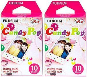 Fujifilm Instax Candy Pop Instant Film 2 Pack for Mini 8 Cameras 20 Sheets