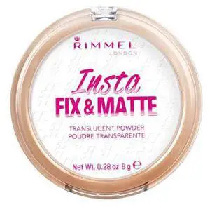 Rimmel Insta Fix & Matte Setting Powder, Translucent, 0.28 Ounce