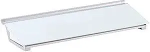 Quartet Glass Desktop Computer Pad, 18" x 6", Whiteboard, Dry Erase Surface, White Surface (GDP186)