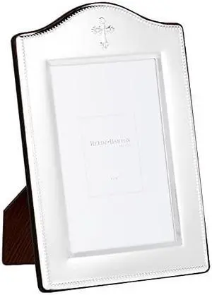 Reed & Barton Abbey Cross Silverplate 4" X 6" Frame, 1.05 LB, Metallic