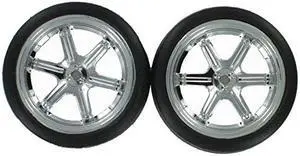 Redcat Racing BS205-011 Road Wheels (Chrome)