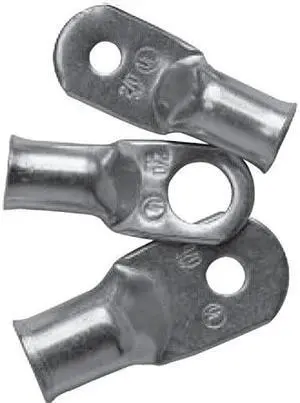 Ancor 244234 Marine Grade Electrical Heavy Duty Tinned Copper Lugs (8-Gauge, Size 1/4 Screw, 100-Pack)
