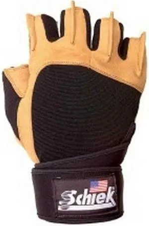 Schiek 425 Power Lifting Gloves With Wristwrap Medium