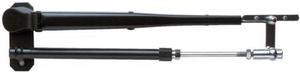 AFI 33032A Deluxe Stainless Steel Adjustable Marine Wiper Arm for AFI 2000 and MRV Motors (12" to 17", Black)