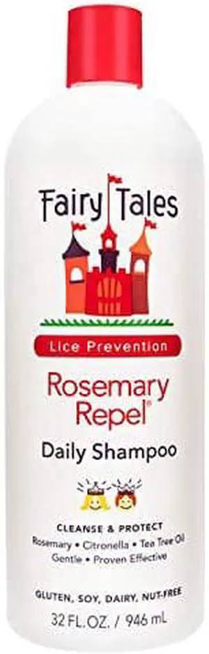 Fairy Tales Rosemary Repel Lice Shampoo- Daily Kids Shampoo for Lice Prevention, 32 Fl Oz (Pack of 1)