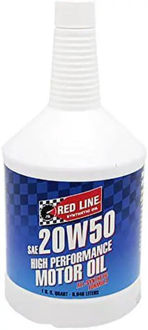 Red Line 12504 SAE 20W50 High Performance Motor Oil