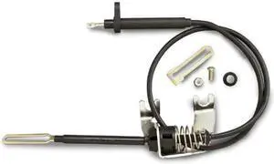 Lokar KD-2350U Stainless Steel Kickdown Bracket Kit with Black Housing for GM 350 Transmission