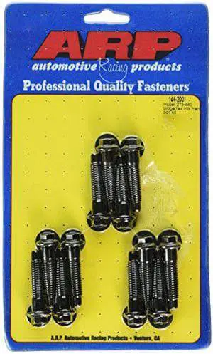 ARP 144-2001 Black Oxide Hex Intake Manifold Bolts