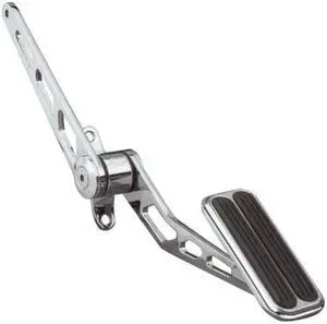 Lokar SG-6007 Chromed Steel Gas Pedal, chrome