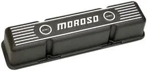 Moroso 68411 Valve Cover/Sbc/Blk W/Logo
