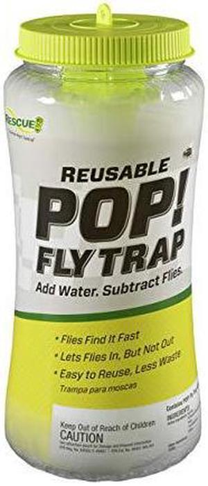 RESCUE! POP! Fly Trap  Large Reusable Fly Trap for Outdoor Use