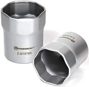 Alltrade 647067 2-9/16  6 Pt. Rounded Wheel Bearing Lock Nut Socket  Silver