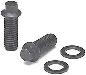 ARP 100-1103 Black Oxide 3/8" Diameter 0.750" UHL 6-Point Drilled Header Bolt for Small Block Chevy, (Set of 12)