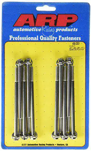 ARP 430-2001 6-Point Stainless Steel Intake Bolt Kit for Small Block Chevy