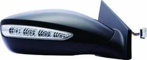Fit System 65531Y Hyundai Sonata Passenger Side Replacement Convex Mirror, Black PTM