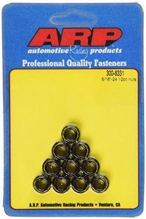 ARP 3008331 12-Point Nuts 8740 Chrome Moly with 5/16 - 24 Thread Size, Pack of 10