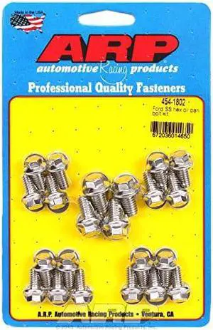 ARP 4541802 Stainless 300 Hex Oil Pan Bolt Kit