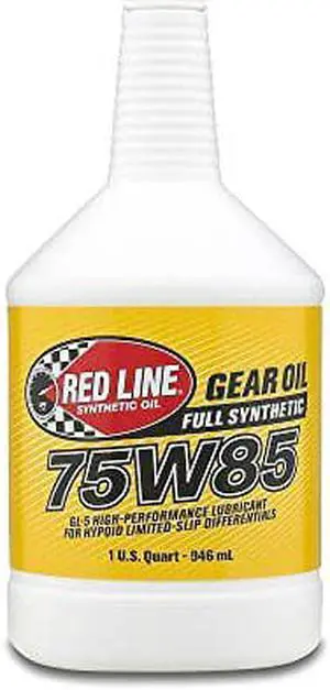 Red Line 50104 75W85 GL-5 Gear Oil, 1 Quart, 1 Pack