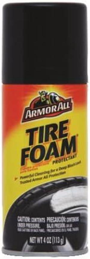 Armor All Car Tire Foam Spray Bottle, Protectant Cleaner for Cars, Truck, Motorcycle, 4 Oz, 9767