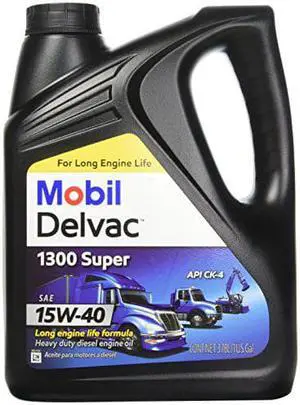 Mobil 1 112786 15W-40 Delvac 1300 Super Motor Oil - 1 Gallon
