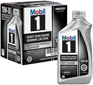 Mobil 1 - 122319 94003 10W-30 Synthetic Motor Oil - 1 Quart (Pack of 6)