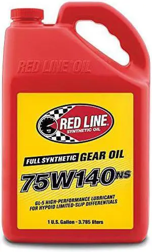 Red Line 57105 75W140NS GL-5 Gear Oil, 1 Gallon, 1 Pack