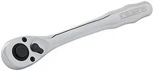 STEELMAN PRO 78241 72-Tooth 1/2-Inch Drive Thin Profile Ratchet with Offset Handle