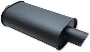 Vibrant 1145 Streetpower Black Flat Oval Muffler
