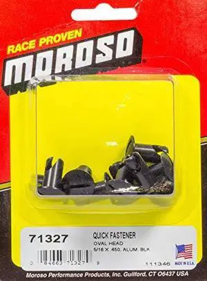 Moroso 71327 Oval Head Quick Fasteners 5/16 x .450
