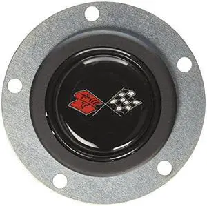 Grant 5652 Signature Series Horn Button (Corvette Flags), Regular