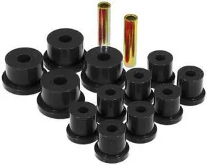 Prothane 6-1052-BL Black Spring Eye and Shackle Bushing Kit