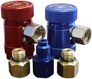 MASTERCOOL 83736-K Deluxe R134a/R1234yf Conversion Kit, Blue, Red