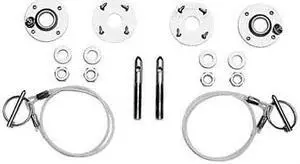 Ford Racing M16700A Stainless Steel Hood Latch and Pin Kit