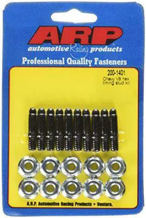ARP 2001401 Black Oxide Chrome Moly Timing Cover Stud Kit