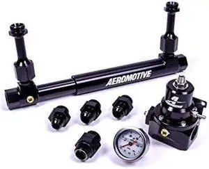 Aeromotive 17249 Adjustable Fuel Log with (13214) 2-Port Regulator