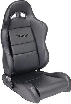 Scat 80-1610-51R Sportsman Black Synthetic Leather Right Racing Seat