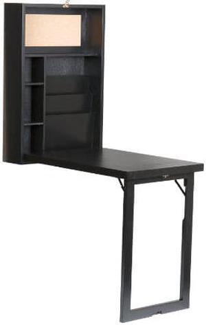 SEI Furniture Convertible Desk, Black