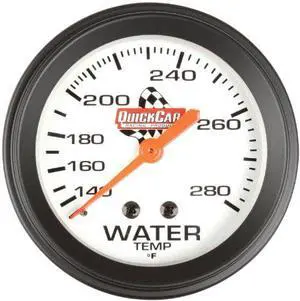 QuickCar Racing Products 611-6006 2-5/8" Diameter Water Temperature Gauge