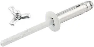 Allstar ALL18080 Sm Hd Rivet 250pk White Flange Type