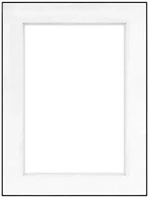 Fineline Picture Frame Color: Black, Size: 5" x 7" Frame/4" x 6" Mat Fineline Picture Frame Color: Black, Size: 5" x 7" Frame/4" x 6" Mat