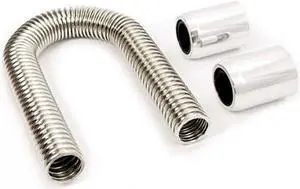 Racing Power Company R7310 48" Stainless Steel Radiator Hose Kit with Polished Ends