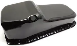 Racing Power Company R9092P Black Oil Pan for Small Block Chevy