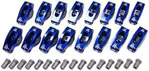 Scorpion Racing 1038 1.6 SBC 3/8 Blue Race Series N/B Rocker Arms Set of 16